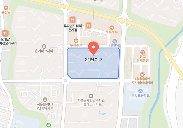 코코케이크 시흥본점 지도 (클릭 시 길찾기)
